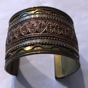 Brass and Copper Cuff